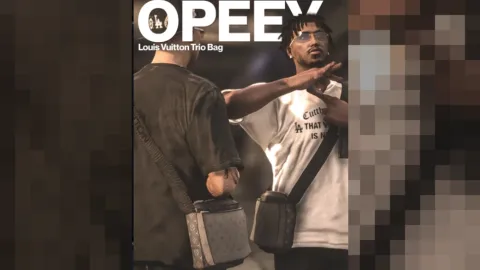 Louis Vuitton Trio Bag on an MP male character in FiveM