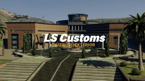 LS Customs garage MLO body shop interior in FiveM