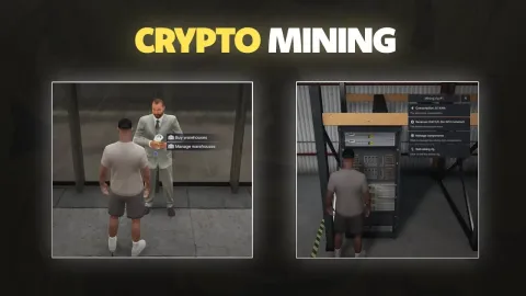 Lunar Crypto Mining - banking and economy script for FiveM GTA 5 roleplay