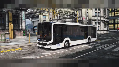 MAN Lions City bus FiveM add-on public transport vehicle