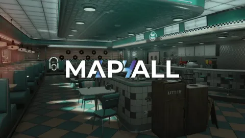 Map4All Rex's diner MLO interior for FiveM