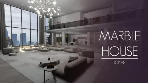 Marble House MLO modern luxury interior in FiveM