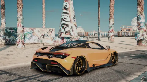 McLaren 720S Widebody FiveM add-on supercar