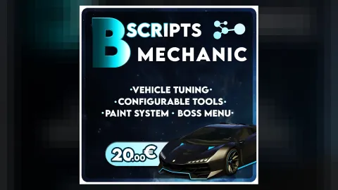 Mechanic Job - mechanic and tuning script for FiveM GTA 5 roleplay