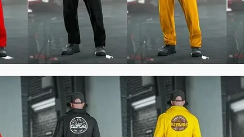 Mechanic Pack preview - FiveM clothing pack