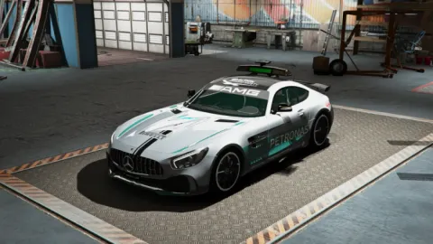 Mercedes AMG GT R F1 safety car FiveM mod side view