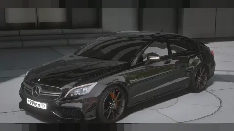 Mercedes CLS 63 S AMG luxury car in FiveM