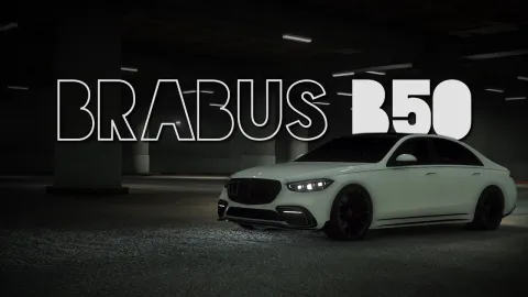 Mercedes S-Class Brabus B50 W223 luxury sedan in Los Santos for FiveM — view 2