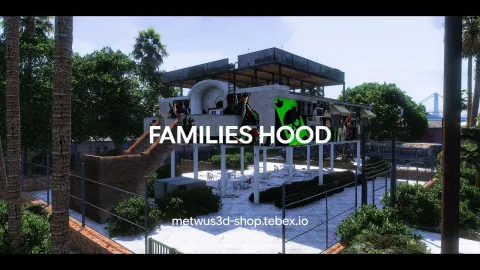 Families Hood MLO gang neighborhood interior in FiveM