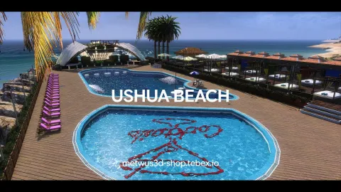 Metwu3D Ushua beach mlo beach club venue for FiveM
