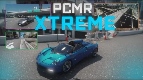 Miami roads retextured asphalt and sidewalks in a FiveM city — view 2