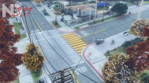 Miami Roads - client-side mod for FiveM GTA 5 roleplay