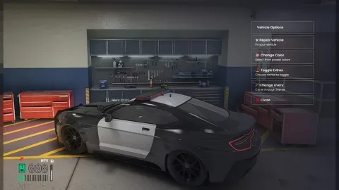 Street racing time trials checkpoint route on the FiveM map — view 2