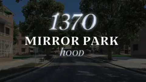 Mirror park hood mlo block with houses, yards, and street corners — FiveM MLO
