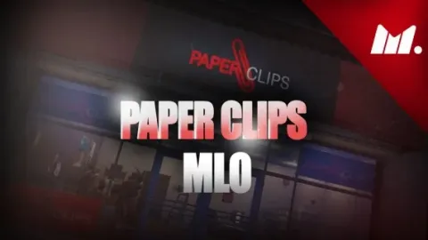Paper Clips MLO after-hours club interior for FiveM nightlife roleplay