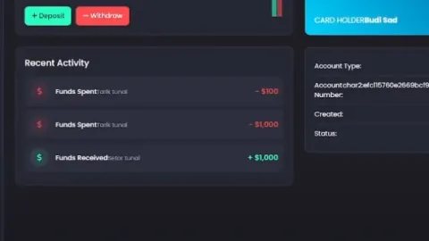 Modern Bank in-game UI - FiveM banking and economy script