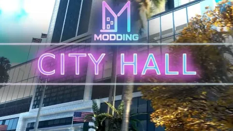 Molo City Hall MLO interior view - FiveM government and courthouse MLO