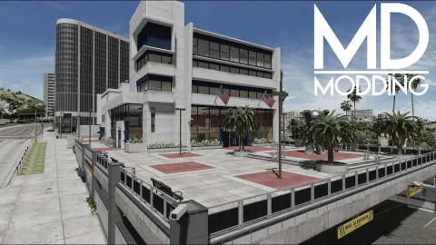 Booking area inside the Vespucci police MLO in FiveM