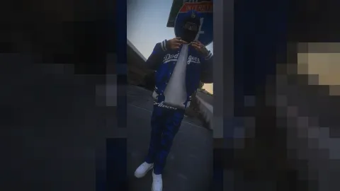 MP male bomber jacket for FiveM shown on a character