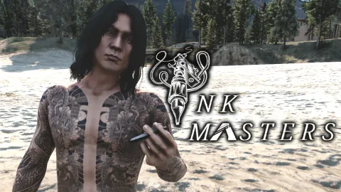 MP Male tattoo skin covering the torso of a FiveM character