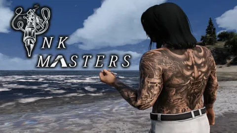 MP Male tattoo skin covering the torso of a FiveM character — view 2
