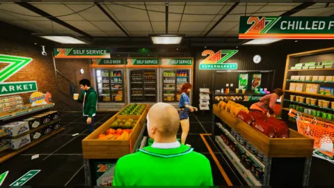 MShop MLO convenience store interior in FiveM — view 2