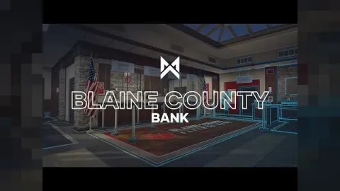 MXC Blaine Bank MLO county savings bank interior with vault in FiveM