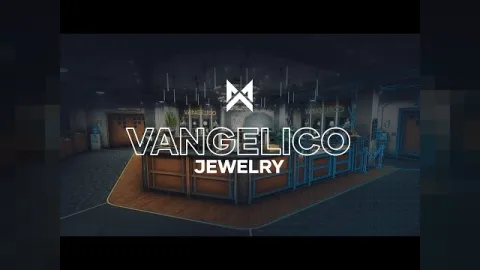 MXC Jewelry Store MLO luxury interior with glass display cases in FiveM