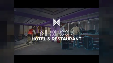 MXC Mirror Hotel MLO lobby and restaurant interior for FiveM