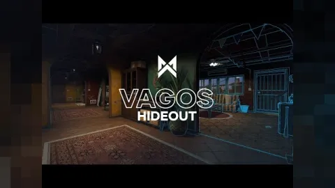 MXC Vagos MLO gang hideout interior with stash rooms in FiveM