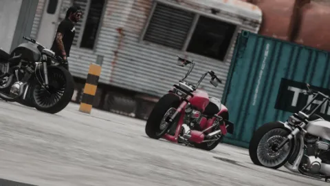 Mystimate Customs The Daggers Motorcycle TOS Lore Friendly front view - FiveM motorcycle