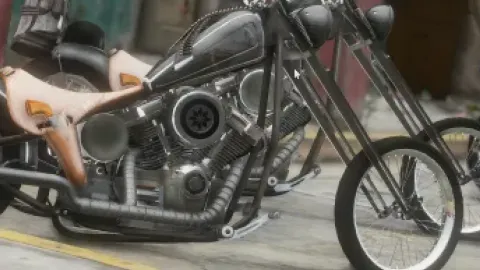 Mystimate Customs The Pariah Choppers TOS Lore Friendly front view - FiveM motorcycle