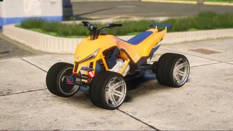Nagasaki Outlaw RS FiveM off-road buggy on a desert trail