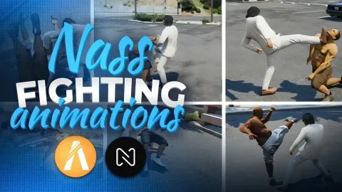 Nass Fighting System FiveM fighting system — melee combat with combos
