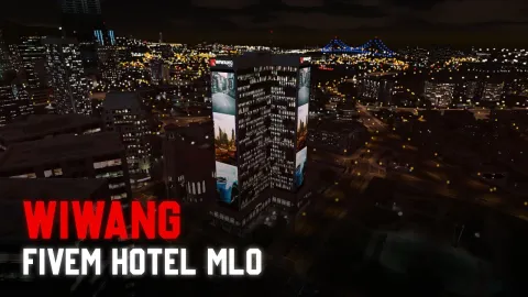 Grand lobby of the Ne Noore Wiwang luxury hotel MLO in FiveM