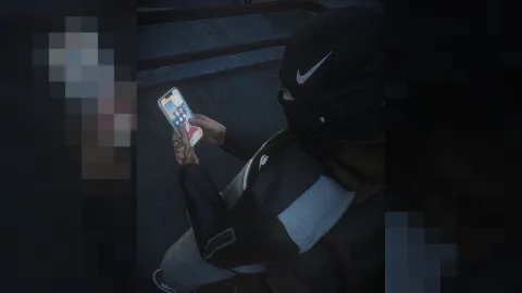 Nike mask on a FiveM MP Male character