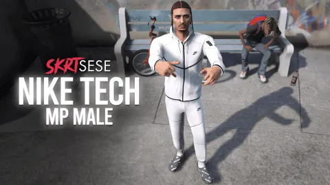 Nike Tech Fleece set on a FiveM MP Male character