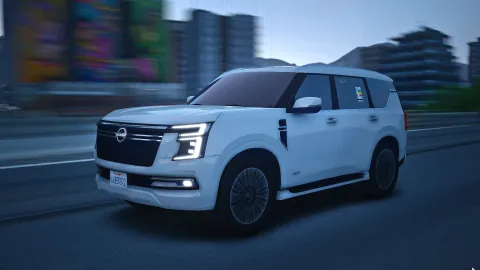 Nissan Patrol 2025 full-size SUV add-on for FiveM roleplay servers