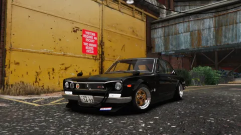 Nissan Skyline KGC10 Hakosuka classic JDM add-on for FiveM