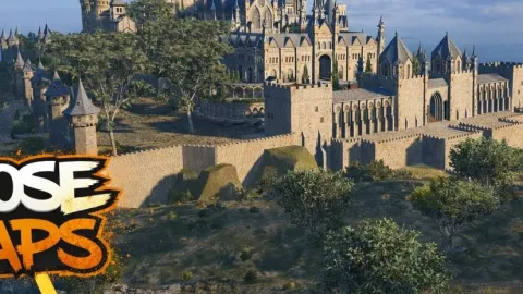 Noosemaps Fantasy Castle Map MLO interior view - FiveM custom map