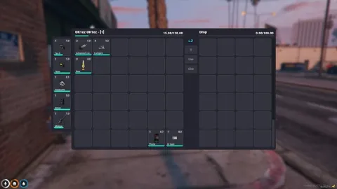 NoPixel inspired inventory grid interface in FiveM