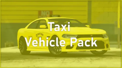 Nosiak Taxi Vehicle Pack - service vehicle for FiveM GTA 5 roleplay