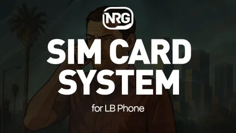 NRG Sim Card System For LB Phone in-game UI - FiveM phone and communication script