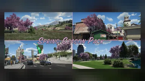 NVE Spring Season Pack - client-side mod for FiveM GTA 5 roleplay