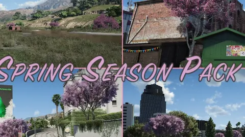 NVE Spring Season Pack preview - FiveM client-side mod