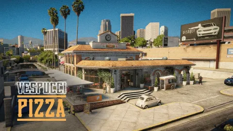 Vespucci Pizza MLO interior preview by Octavista for FiveM