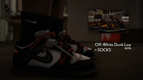Off white dunk low mp male — FiveM asset preview