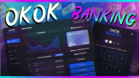 OKOK Banking - banking and economy script for FiveM GTA 5 roleplay