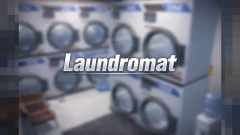 Laundromat mlo interior with rows of washers and dryers — FiveM MLO