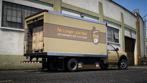 Bravado Bison 55xd Box Truck Fivem Delivery preview 2